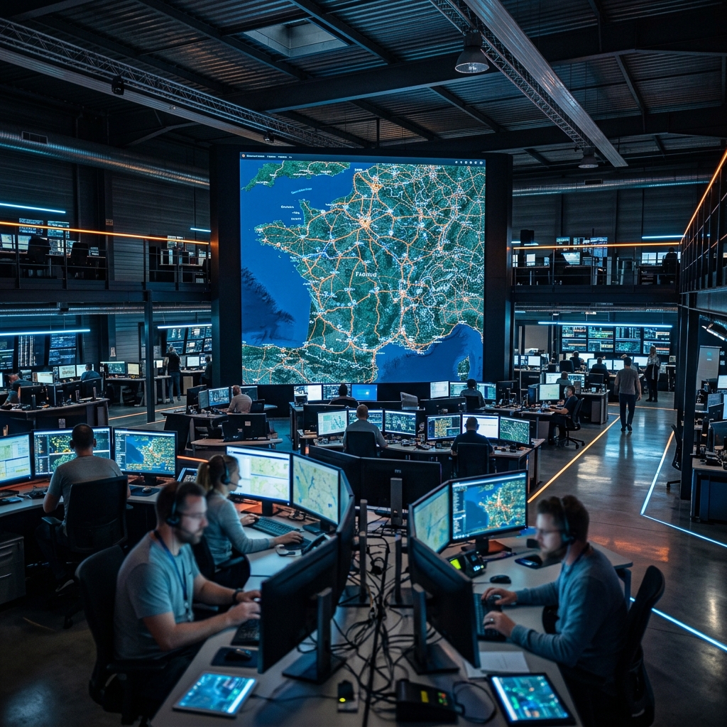 Centre de dispatching AlloConvoy - Gestion du réseau de convoyeurs